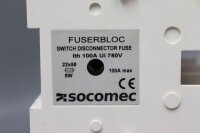 Socomec 3615 3010 Fuserbloc 22x58 3x100A L DR Lastrennschalter Unused OVP