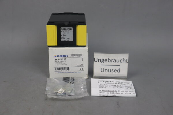 Socomec 182T0225 Stromwandler TRB70 2571 cl.0,5 10VA + fix unused OVP