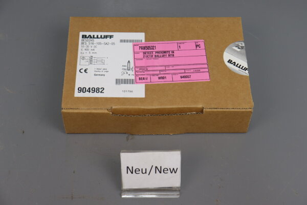 Balluff BES 516-105-SA 2-05 BES516105SA205 Induktiver Sensor unused sealed