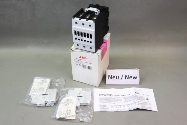 AEG LS45K Motorsch&uuml;tz 230V 50/60Hz mit 2x Hilfsch&uuml;tze HS 8K.11 Unused OVP