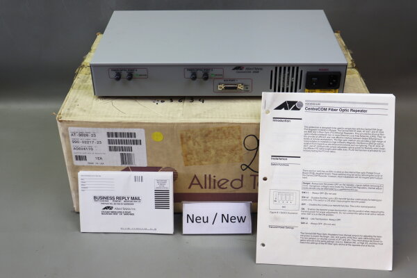 Allied Telesis Centrecom 3028 AT-3028 A06V4110 Multiport Repeater Unused OVP