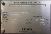 Bristol 5450 Series Pneumatic 5453-10G-222-114-001...