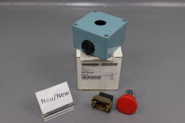 Telemecanique XAP M1201 Leergeh&auml;use inkl. XB2 BC42 Pushbutton Unused OVP