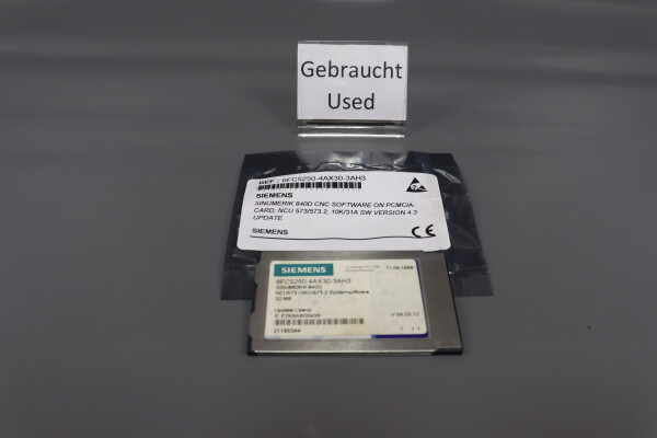 Siemens 6FC5250-4AX30-3AH3 NCU573 Systemsoftware used OVP