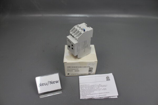 E. Dold &amp; S&ouml;hne IL5881.12/100 Isolationsw&auml;chter DC12-280V 5-200K-OHM Unused OVP