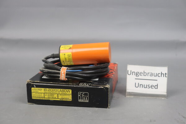 IFM efector IB2020LABOW IB-2020LABOW N&auml;herungssensor Unused OVP