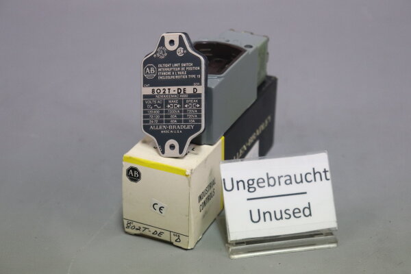 Allen Bradley 802T-DE Ser. D Endschalter mit Z-23503 Steuerungskopf unused OVP