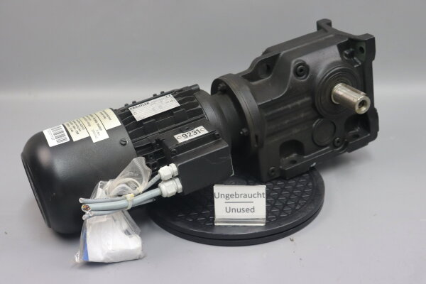 Kr&auml;utler DKF 71NRB 194 GBFL Getriebemotor 1,4kW + K37/A Getriebe i=23,36 Unused