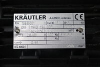 Kr&auml;utler DKF 71NRB 194 GBFL Getriebemotor 1,4kW + K37/A Getriebe i=23,36 Unused