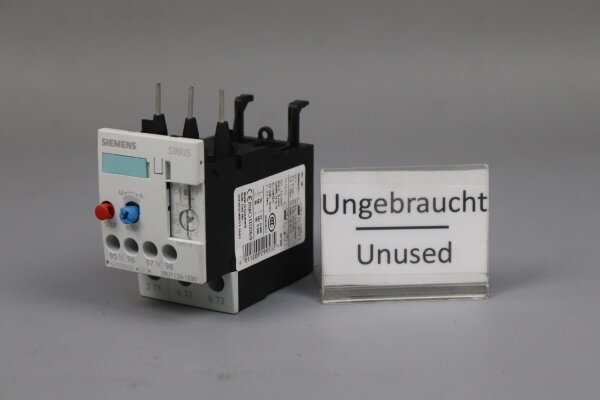 Siemens Sirius 3RU1126-1EB0 &Uuml;berlastrelais E01 3RU11261EB0 unused