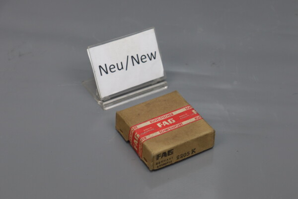 FAG 2205 K 25x52x18 Pendelkugellager unused OVP