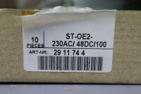 10x Phoenix Contact ST-OE2-220AC/48DC/100 2911744 Steckrelais unused OVP