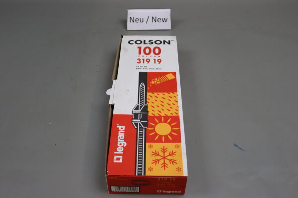 100 Stk Legrand Colson Kabelbinder 31919 9x375mm Unused OVP