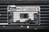Parker MBA1453015524164 Servomotor 3.93kW Used