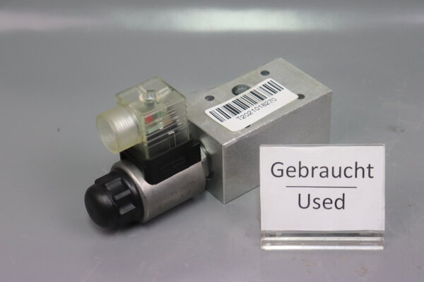 Hydac 3000249 24/15 Magnetspule + Solenoidventil+ Ventilblock 24VDC 30 Ohm Used
