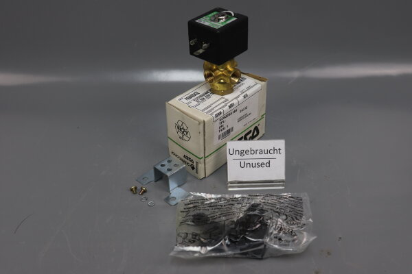 ASCO SCB320A184MB 3/2-Wege Magnetventil 24VDC Messing Unused OVP
