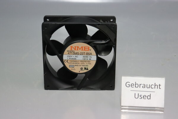 NMB-MAT 4715MS-23T-B5A 230V AC 50/60Hz 15/14W L&uuml;fter Used