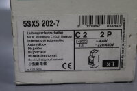 Siemens 5SX52 202-7 2-Polig Leistungsschutzschalter 5SX52-C1 Unused OVP