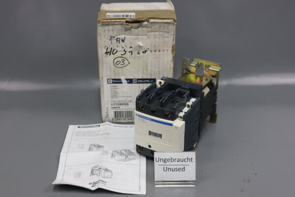 Telemecanique LC1 D80 LP1 D8011 Sch&uuml;tz LC1D80GD 044079 unused OVP