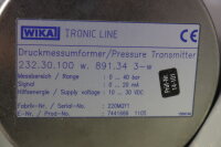 WIKA 232.30.100 891.34 3-W 0...40bar Druckmessumformer unused