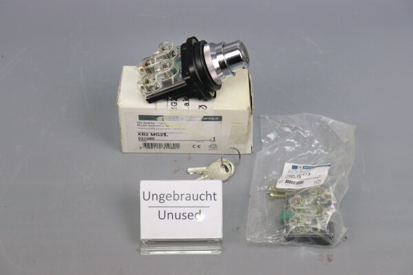 Telemecanique Schneider XB2 MG22 031080 Schl&uuml;sselwahlschalter unused OVP