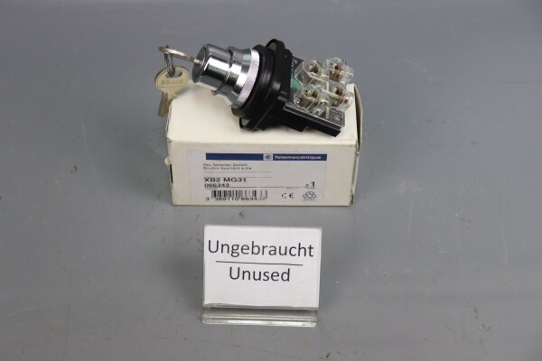 Telemecanique XB2 MG31 XB2MG31 Schl&uuml;sselwahlschalter 066343 Unused OVP