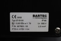 Bartec 07-5103 075103 Klemmenkasten 550V IP 65 00040399 unused
