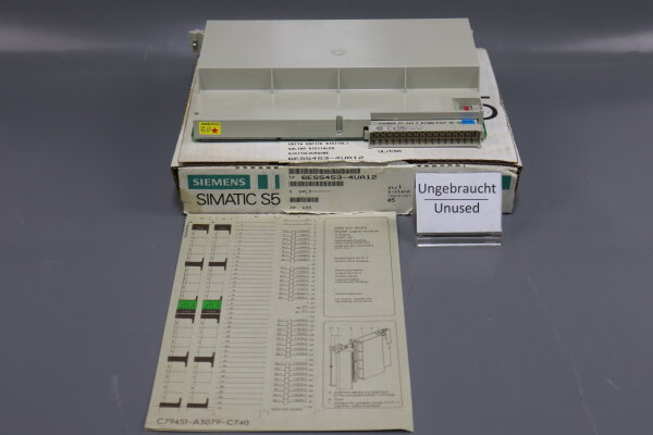 Siemens Simatic S5 6ES5353-4UA12 Digital Output Module E-Stand:5 Unused OVP