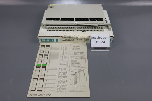 Siemens Simatic S5 6ES5458-4UA12 Digital Output Module E-Stand 01 Unused OVP