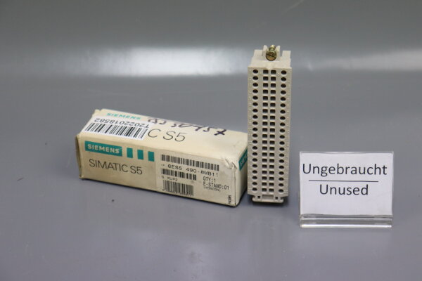 Siemens 6ES5490-8MB11 Schraubstecker 40-Polig Unused E-Stand 01 OVP