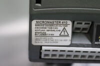 Siemens MICROMASTER 410 6SE6410-2UB13-7AA0 Used
