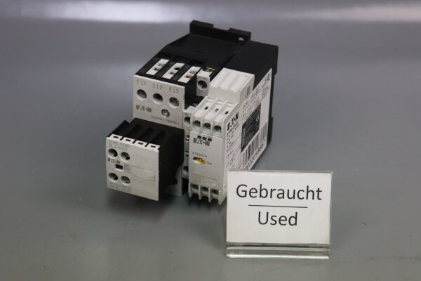 Eaton ETR4-51-A mit DIL M17-01 und Hilfsschalterblock DIL A-XHI20 Used