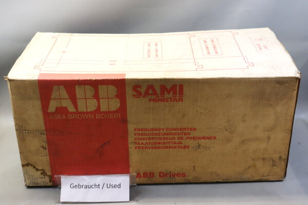 ABB Frequenzumrichter  SAMI Ministar 525V 30A SAMI20MB5E-0M2R 110731 used OVP