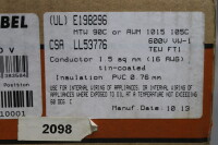 Lapp Kabel H07V-K 1x1,5mm&sup2;  Tinned Grey 450/750V 100M 4160406 Unused OVP