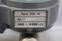 Krohne DW18 Durchflussmesser 500 - 4000 l/h Unused