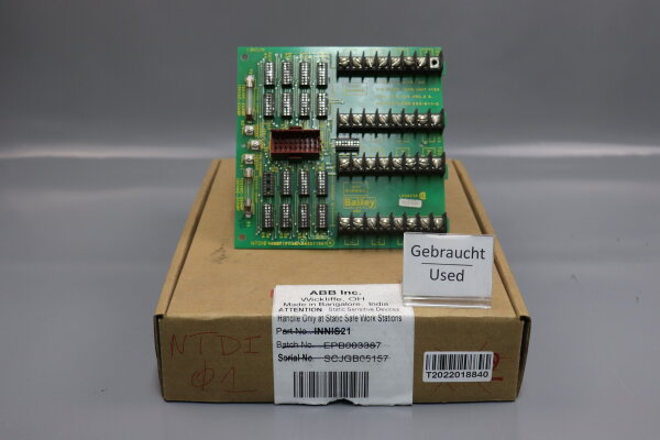 Bailey ABB NTDI01 Network 90 Termination Unit NTDI&Oslash;1 Used