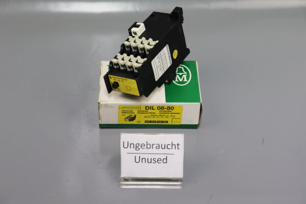 Kl&ouml;ckner Moeller DIL 08-80 DIL0880 Universal Hilfssch&uuml;tz 220V 50Hz unused ovp