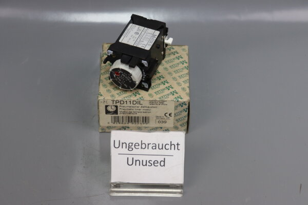 Moeller Kl&ouml;ckner TPD11DIL Pneumatischer Zeitbaustein unused ovp