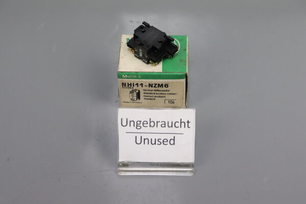 Moeller Kl&ouml;ckner NHI11-NZM6 NHI11NZM6 017264 Normal-Hilfsschalter unused ovp