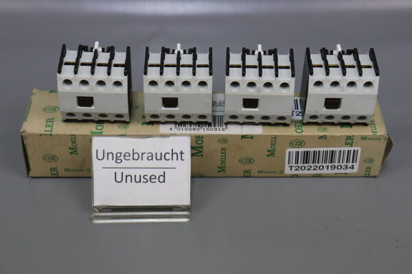 Moeller 04DIL 04 DIL Hilfsschalter 4 St&uuml;ck Pack unused OVP
