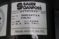 Sauer Danfoss P102/0,4 Servomotor 0,4kW 2680rpm + P81 Getriebe i=59 Unused