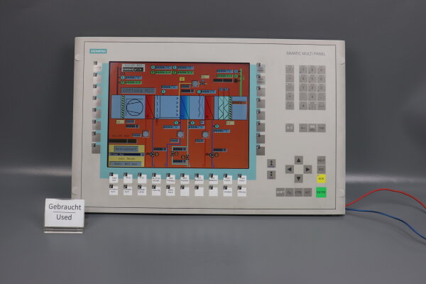 Siemens 6AV6 542-0DA10-0AX0 Multi Panel MP370 KEY-12 TFT 6AV6542-0DA10-0AX0 Used