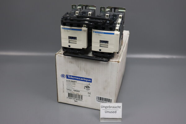 Telemecanique Sch&uuml;tz TeSys LC2D65P7 AC-3 440V 65 A coil 230V 046253 Unused OVP