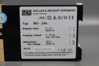 M&uuml;ller &amp; Weigert Wandler MU-J3/s 0-1A 50Hz Unused OVP