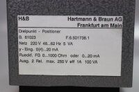 Hartmann & Braun Dreipunkt Positioner B. 61023...