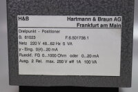 Hartmann&amp;Braun Dreipunkt Positioner B. 61023...