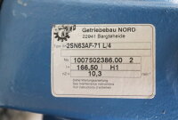 Nord SK71L/4 Getriebemotor 0,43kW 1710 u/min mit SK2N63AF-71 L/4 i=166,5 Unused