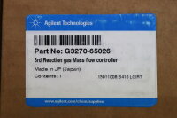 Agilent 3rd Reaction gas Mass flow controller G3270-65026...