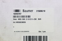 Baumer Manometer 10293707 250 Bar MR5 1INV. D G1/2 MR59D30B35 Unused OVP