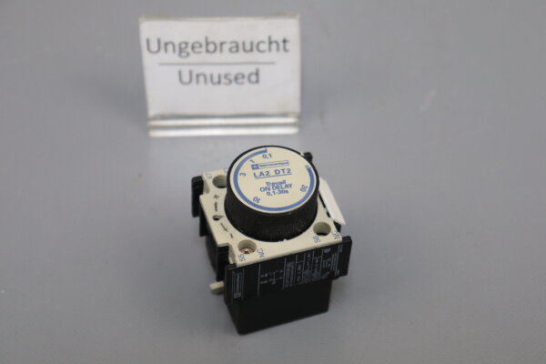 Telemecanique LA2 DT2 Zeitblock anzugsverz&ouml;gert 0,1-30s LA2DT2 Unused
